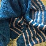 最近の編み物事情②「パターンが楽しいニットのふだん着」〜Bのプルオーバーの後ろ身ごろが編めました♡