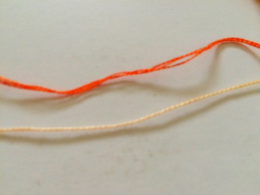 DMC コットンパール 刺しゅう糸 8番グラデーションを使ってみました。 | けいとねこ