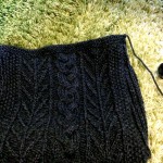 メンズクラブマスターのクラッチバッグが編み上がりました。