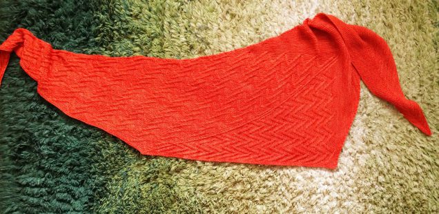 Malabrigo sockで編んだNemeton完成！